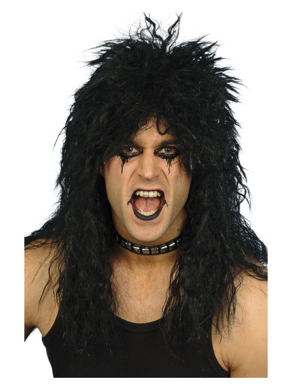 Black Hard Rocker Wig