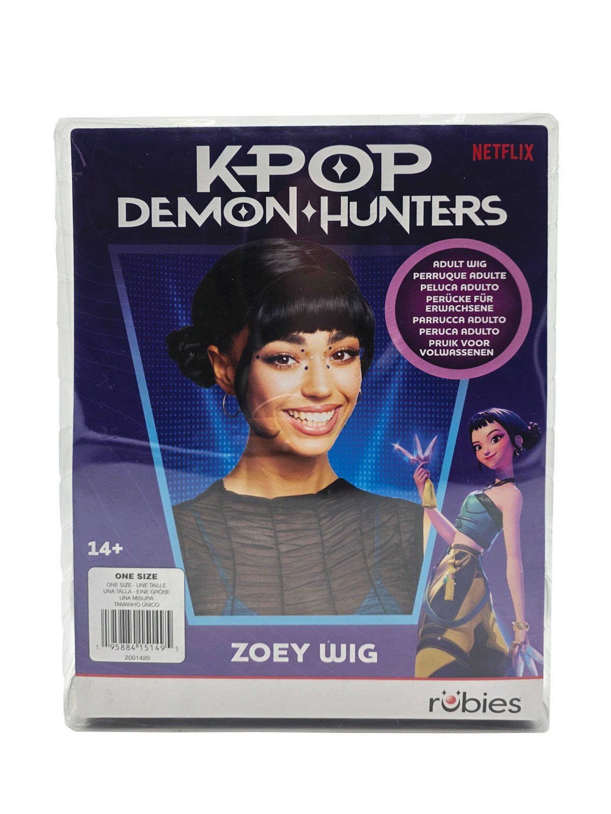 Adult K-Pop Demon Hunters Zoey Wig - Netflix Character Costume – Kids