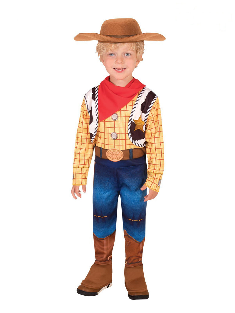 Kids Woody Costume - Toy Story Sheriff Cowboy Jumpsuit & Hat