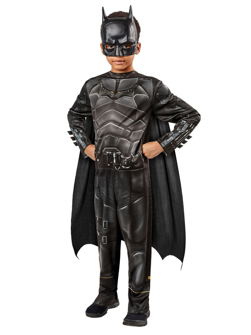 Kids Batman Costume - The Batman 2022 Movie Superhero Suit