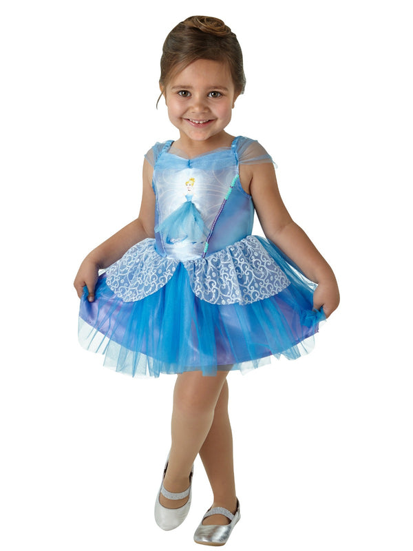 Kids Disney Cinderella Ballerina Dress - Princess Blue Tutu Costume