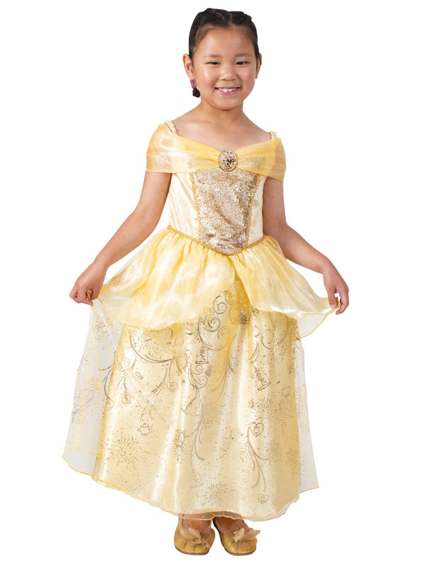 Kids Belle Costume - Disney Princess Beauty & The Beast Ball Gown