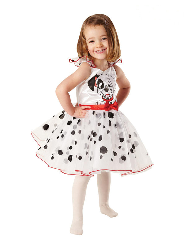 Kids 101 Dalmatians Costume Dress - Disney Puppy Character Outfit