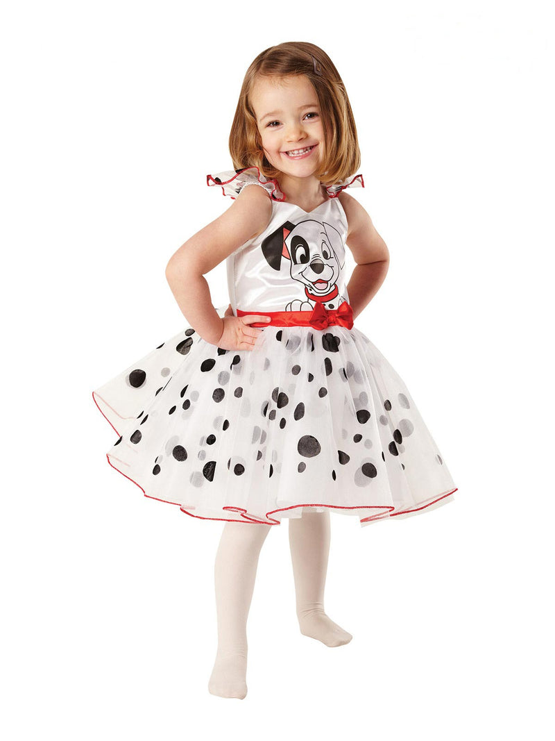 Kids 101 Dalmatians Costume Dress - Disney Puppy Character Outfit