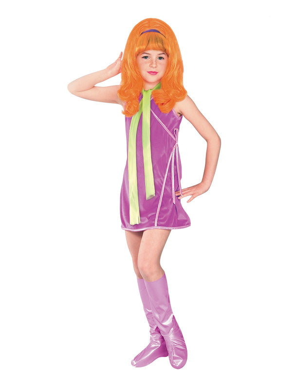 Kids Daphne Costume - Scooby-Doo Purple Dress & Wig Book Week Set