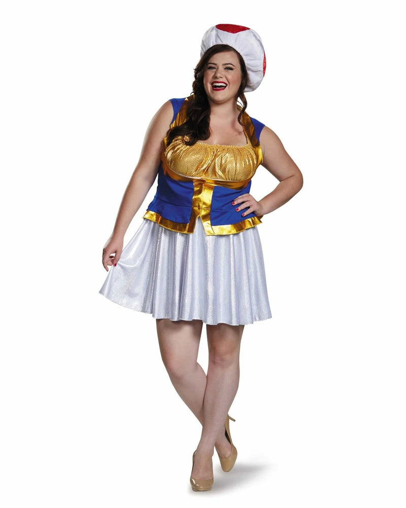 Women Toad Super Mario Costume