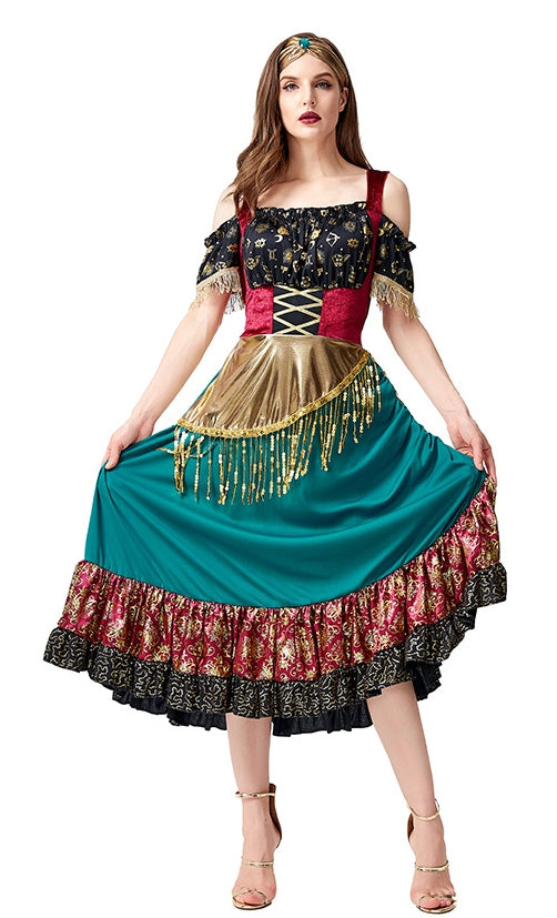 Fortune Teller Womens Gypsy Halloween Costume