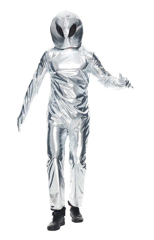 Adult Alien Silver Costume