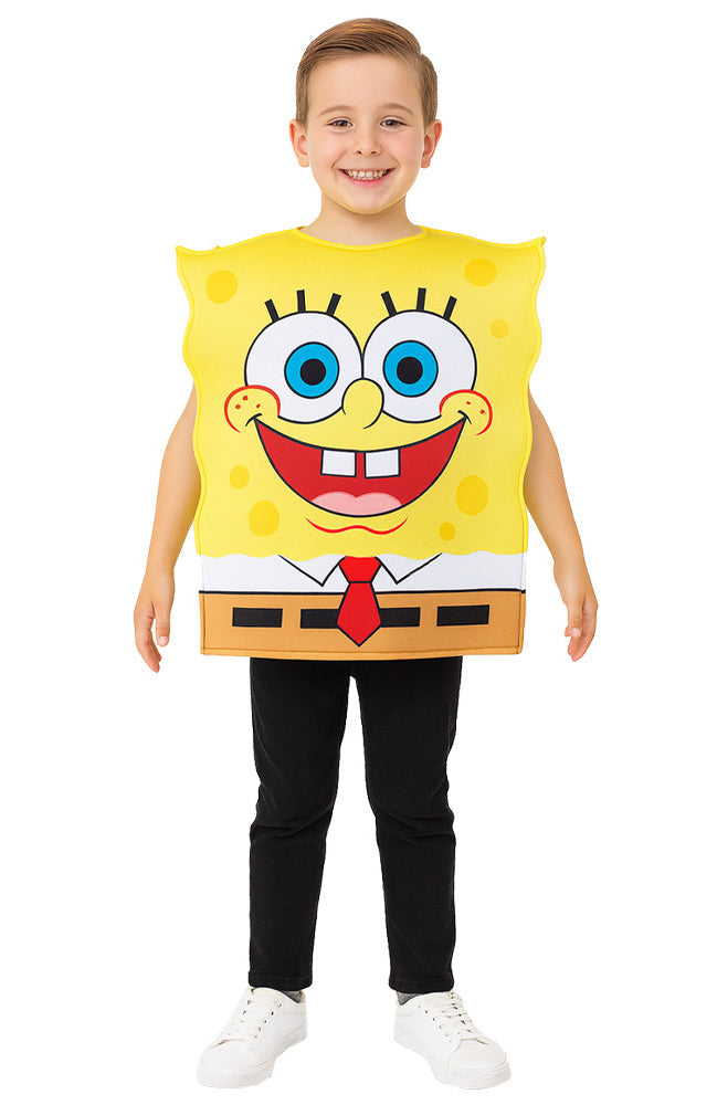 Kids Yellow Sponge & Pink Star Tunic Costume Set