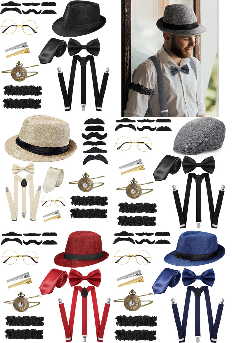 1920s Gentleman Vintage Accessories Kit Gangster Set