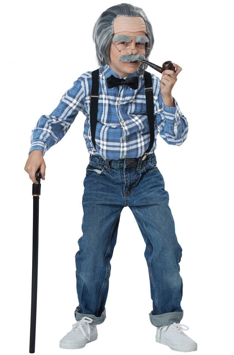 Kids Adjustable Walking Cane - Folding Black Prop for 100 Days of School