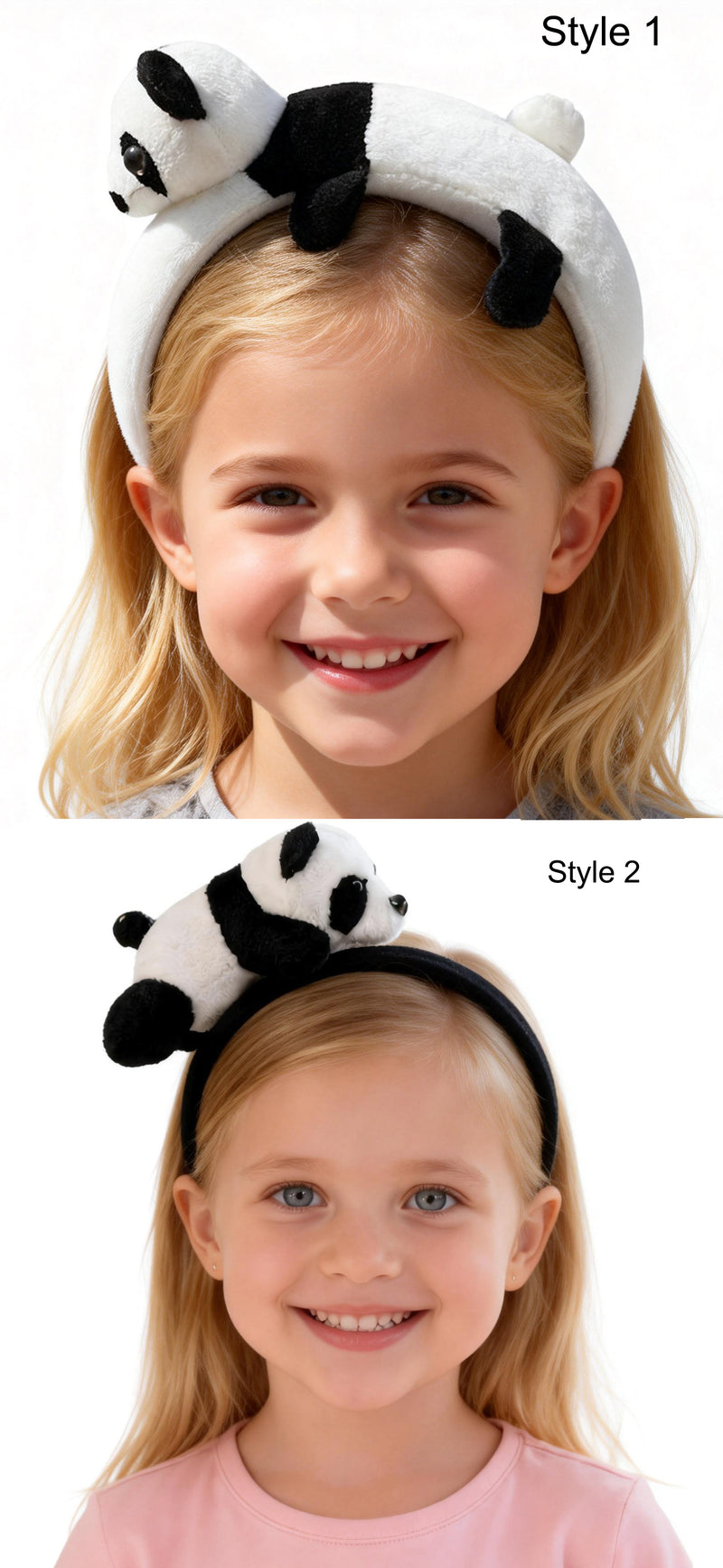 Kids Panda Headband - Animal Costume Accessory for Book Week & Dress-Up