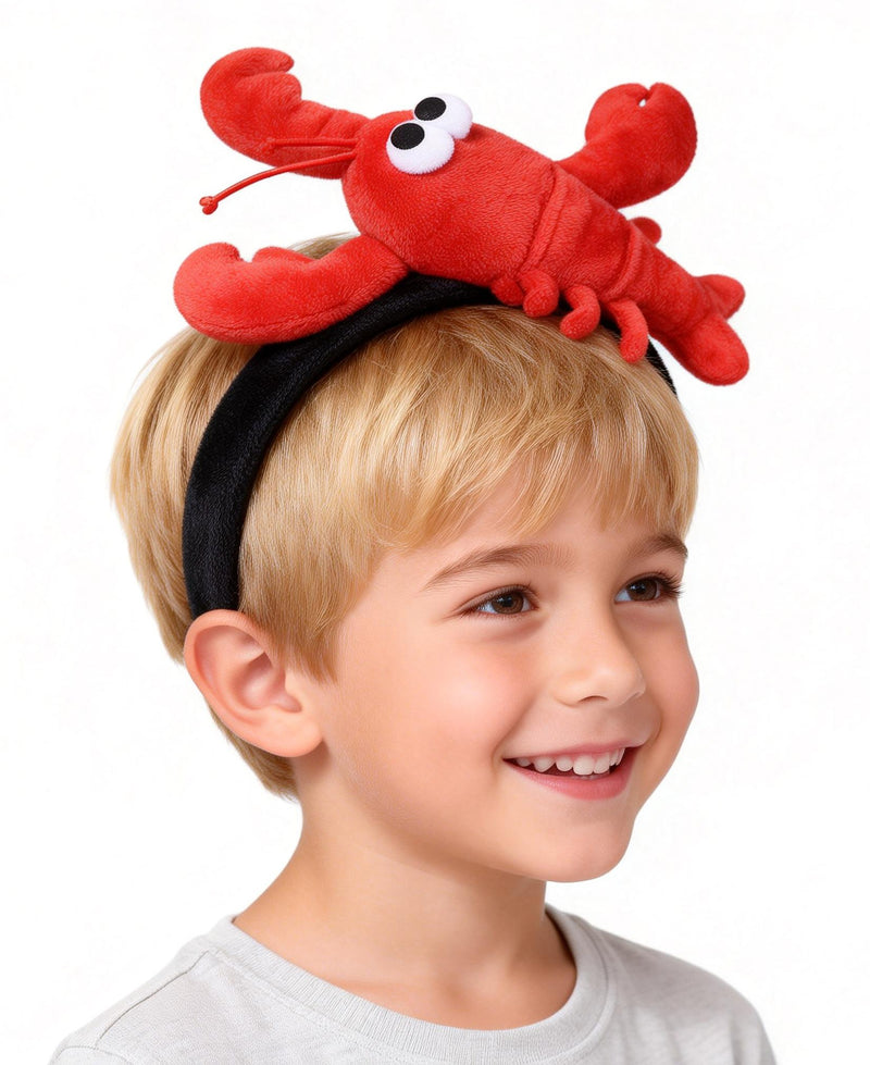 Kids Lobster Headband - Red Ocean Animal Costume Accessory