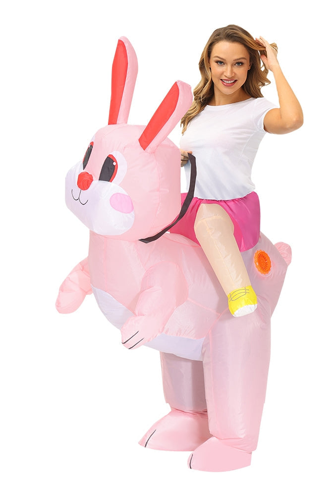 Easter Bunny Carry Me Inflatable Costume