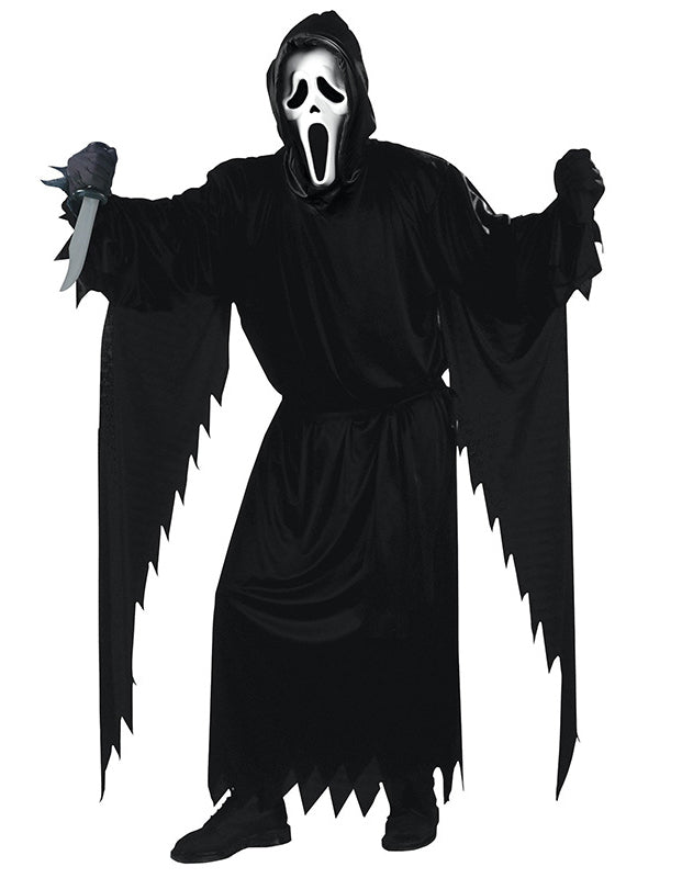 Kids Boys Halloween Scream Ghost Horror Costume