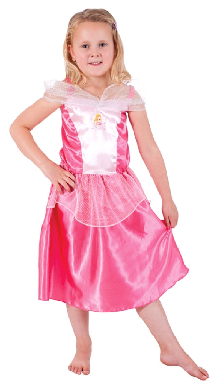 Girls Sleeping Beauty Princess Aurora Costume Fairytale Dress