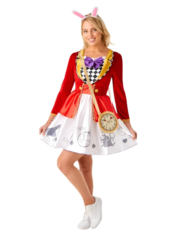 WHITE RABBIT ALICE IN WONDERLAND LADIES COSTUME