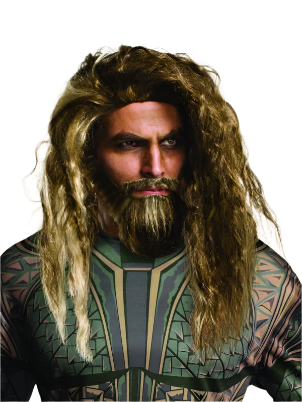 Aquaman Wig and Beard Set