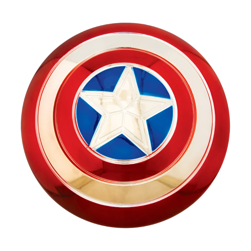 Captain America Electroplated Metallic 12" Shield
