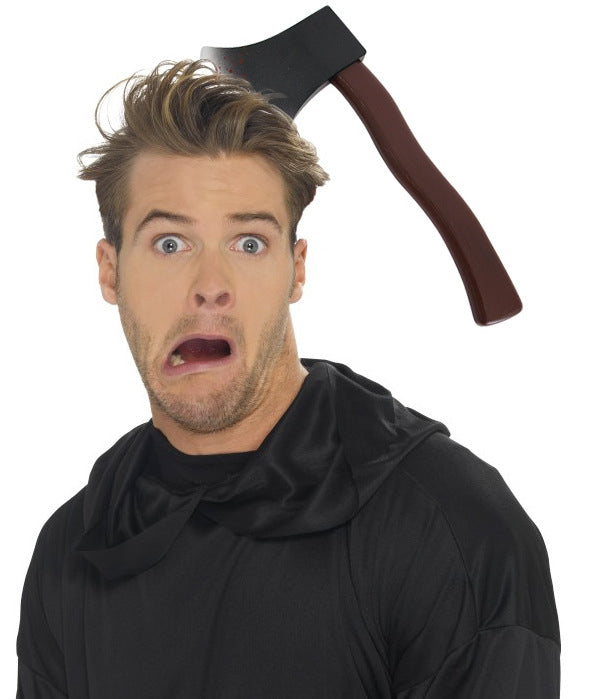 Zombie Kitchen Hatchet Through Head Headband