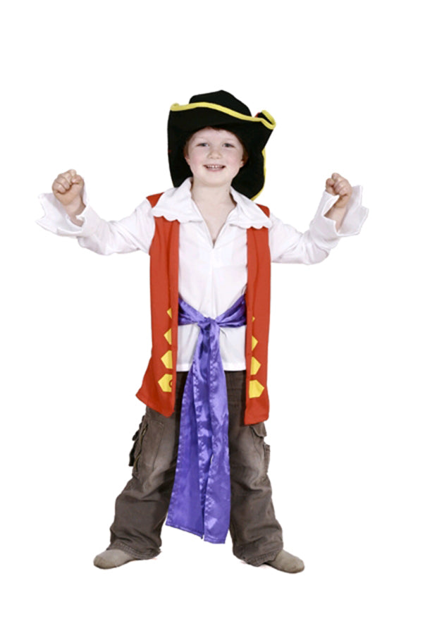 Boys Child The Wiggles Captain Feathersword Dress Up Set Book Week Costume