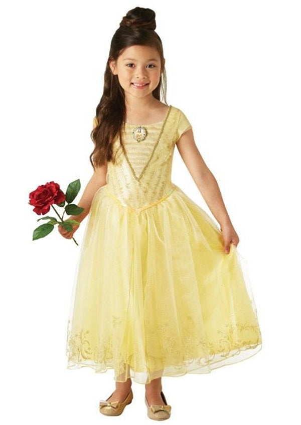Belle Princess Disney Live Action Girls Beauty The Beast Dress Costume