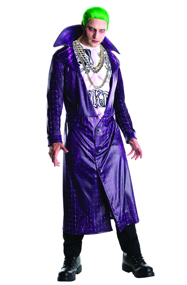 Mens The Joker Costume Suicide Squad Movie Fancy Dress