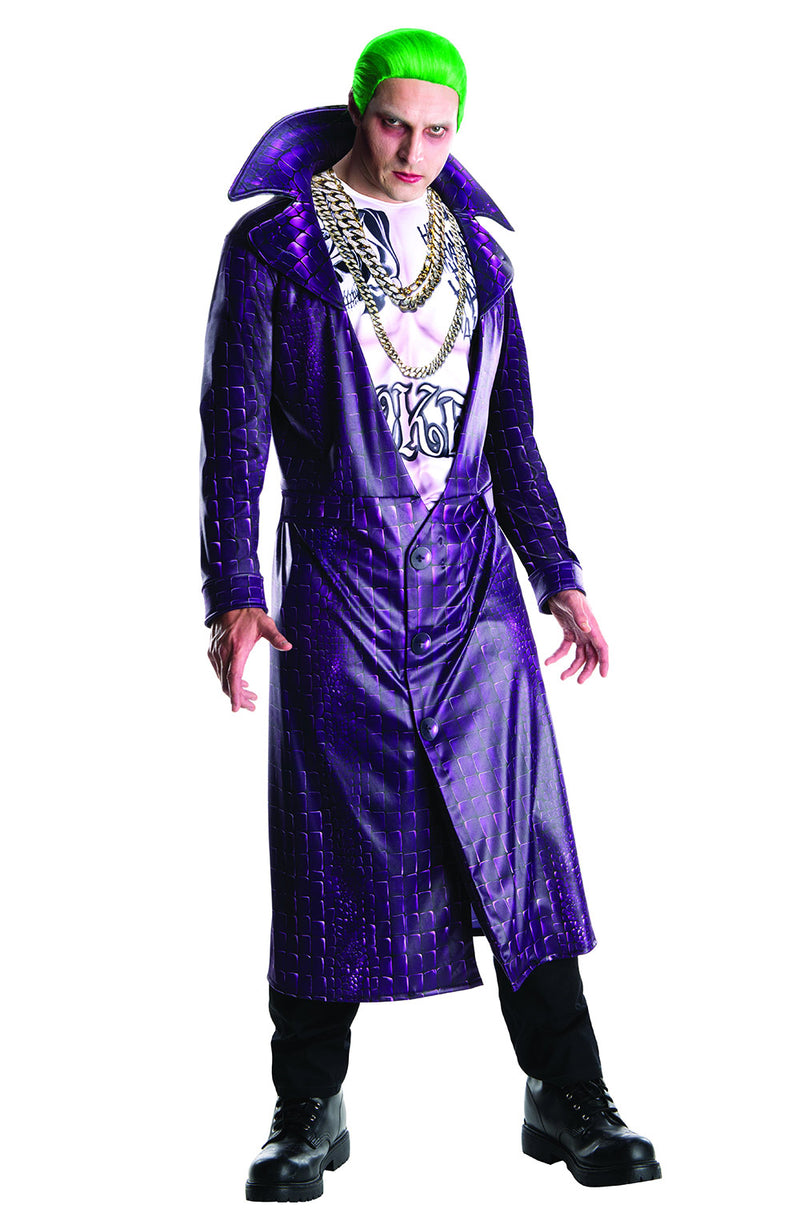 Mens The Joker Costume Suicide Squad Movie Fancy Dress