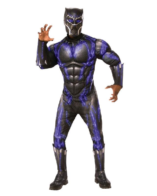 Adult Mens Black Panther Civil War Deluxe Costume Mask Halloween Party