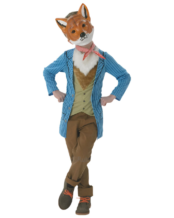 Boys Roald Dahl Fantastic Mr Fox Costume World Book Week Kids Fancy Dress