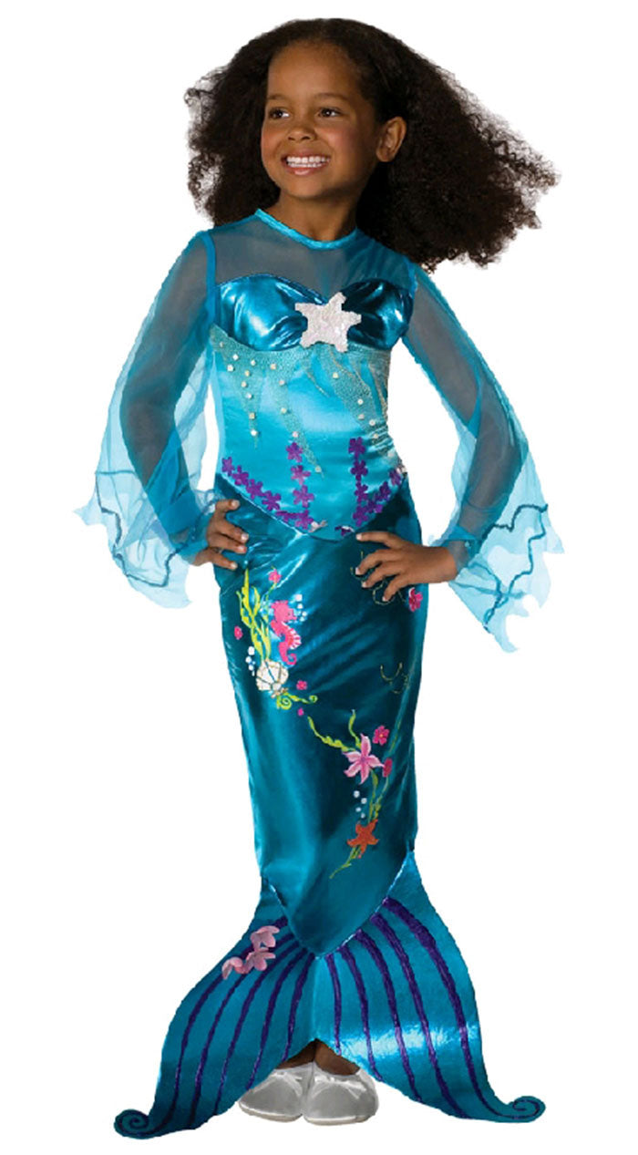 Child Blue Mermaid Costume