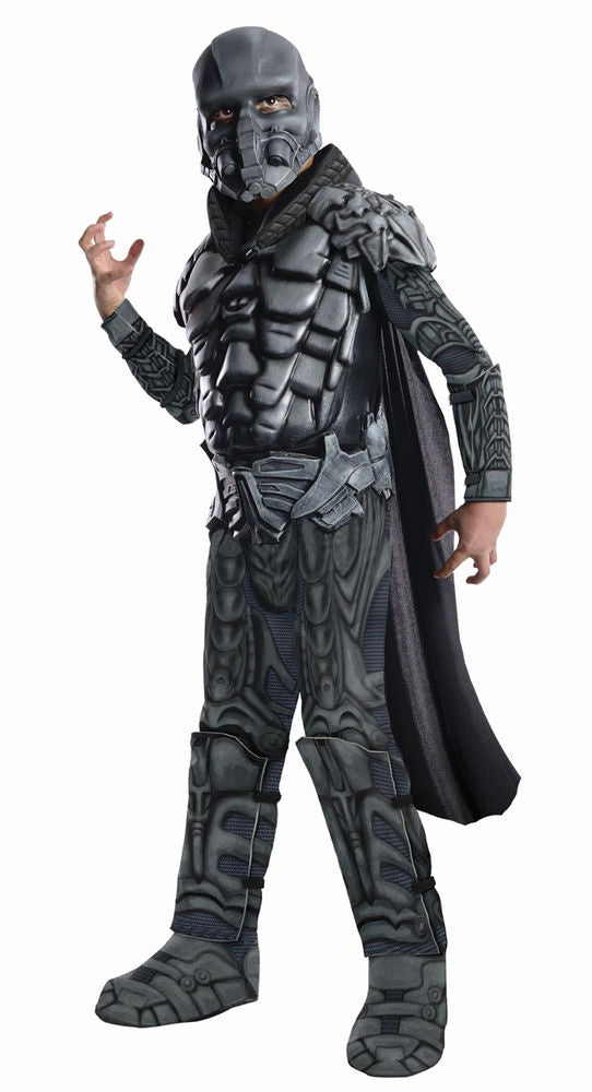 Superman Man of Steel Deluxe Muscle General Zod Child Boys Fancy Dress Up Costume