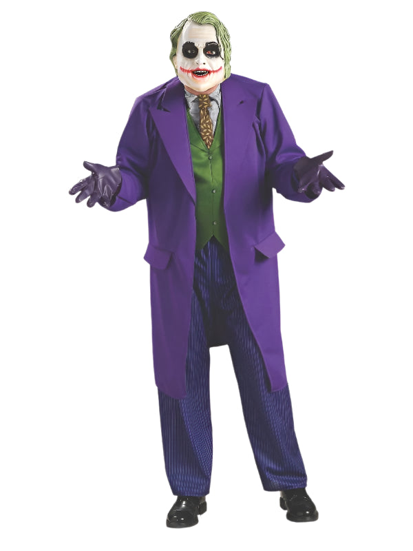 Mens Batman Dark Knight The Joker Grand Heritage Collection Fancy Costume