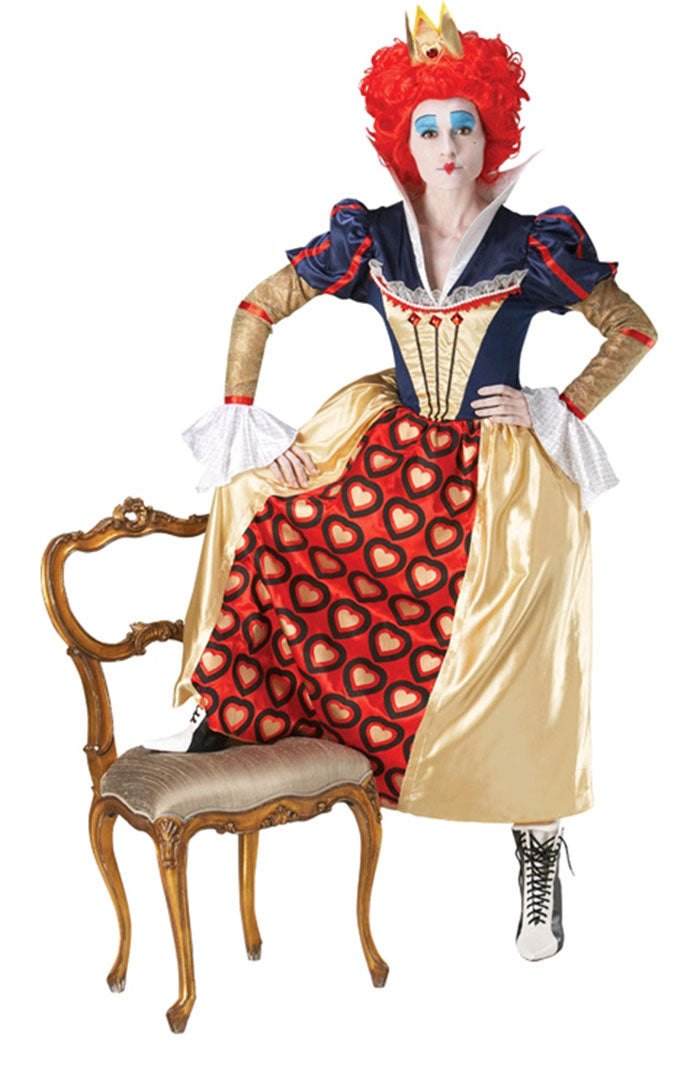 Ladies Red Queen Of Hearts Costume