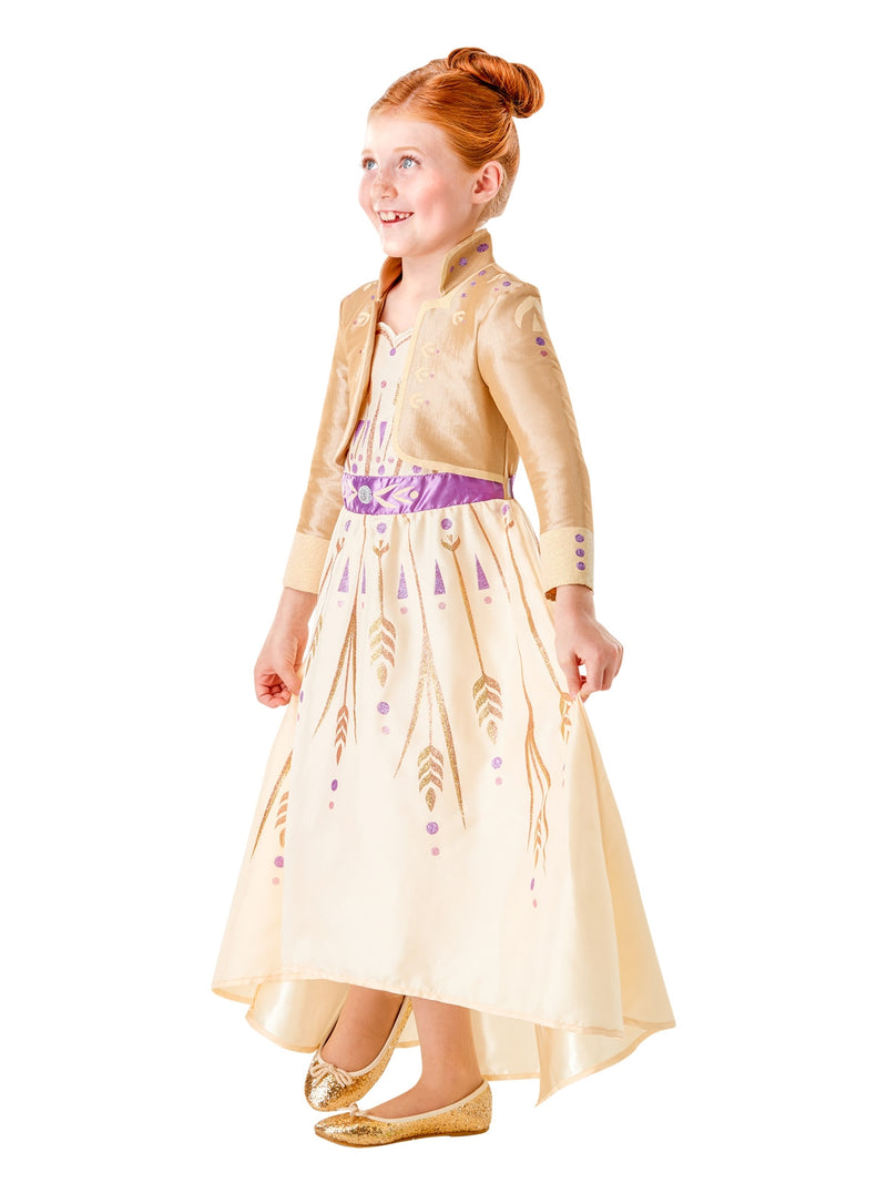Kids Anna Frozen 2 Costume - Disney Epilogue Dress with Jacket