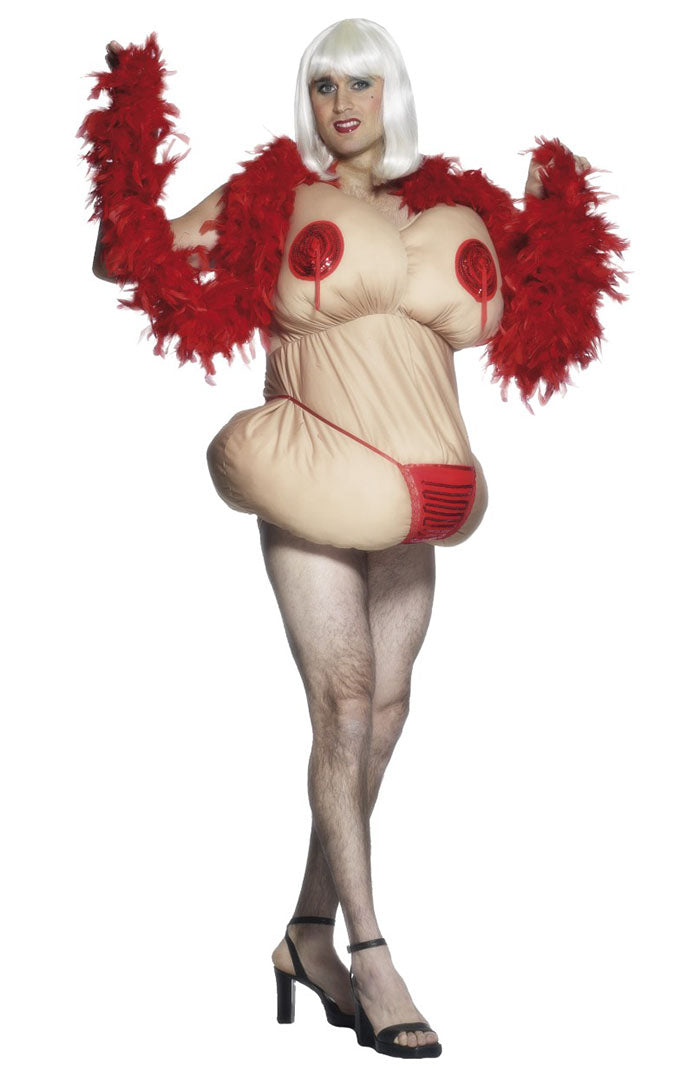 Mens Fat Pat Stripper Costume
