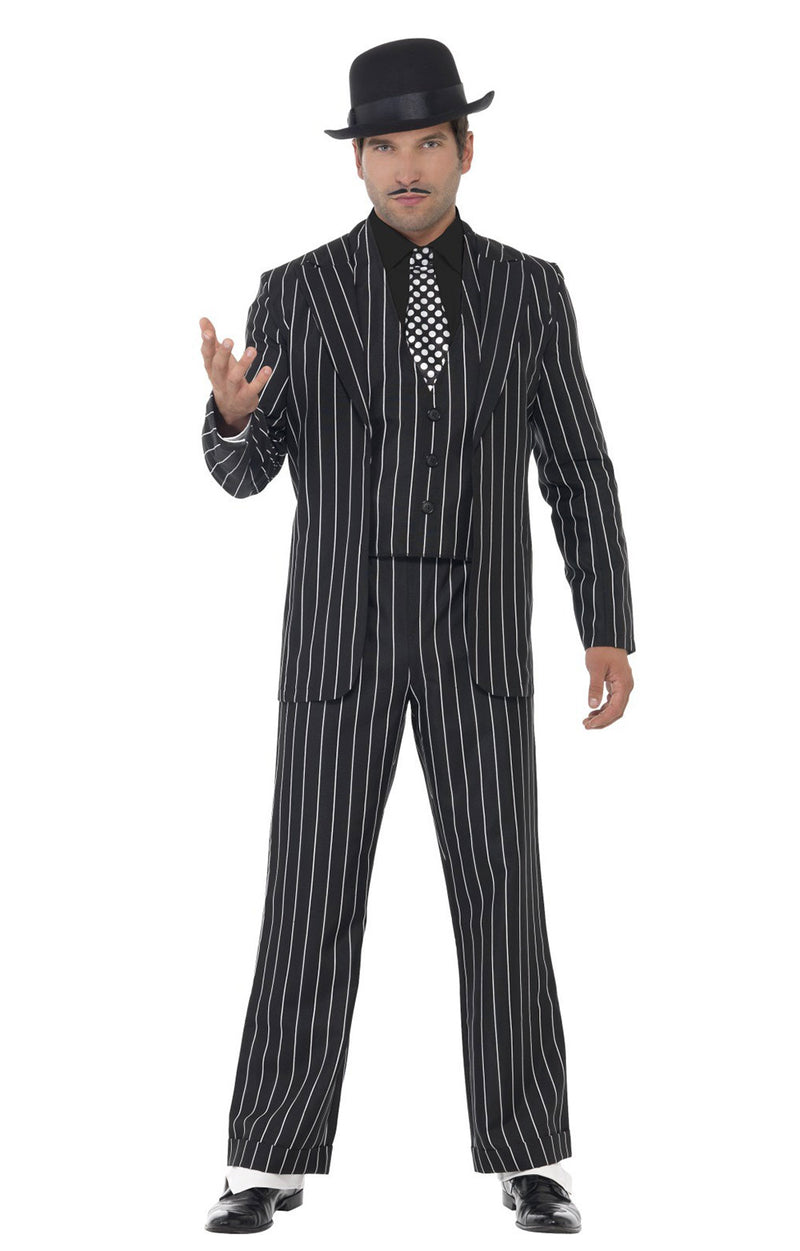 Mens Vintage Gangster 20s Boss Costume
