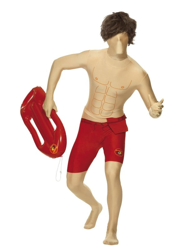 Baywatch 90s Adult Morph Spandex Body Suit Zentai Lycra Costume