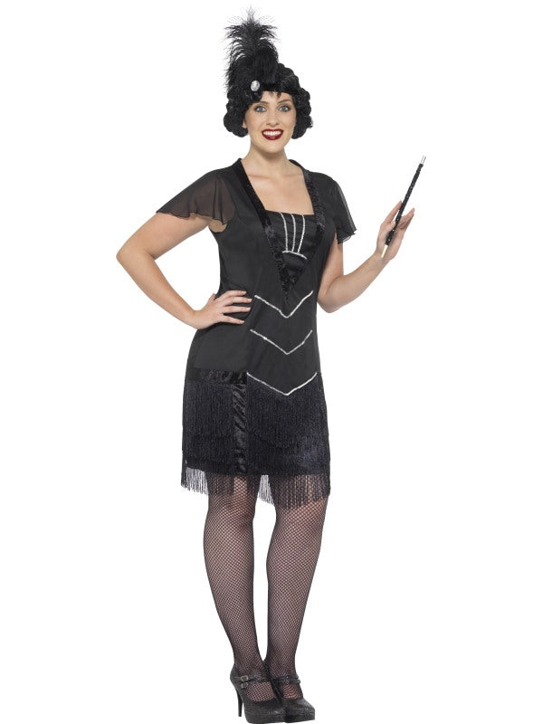 Plus Size Curves Glamour Gatsby Flapper Charleston Chicago 20s Costume
