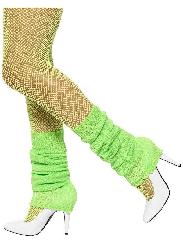 80s Costume Leg Warmers Green