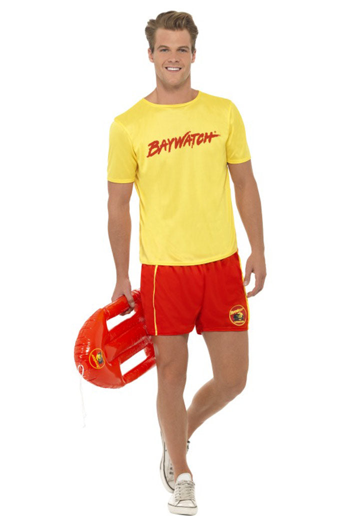 Mens Baywatch Beach Lifeguard Costume