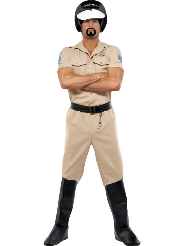 Adult Mens Village People Motorcycle Cop Costume YMCA Outfit