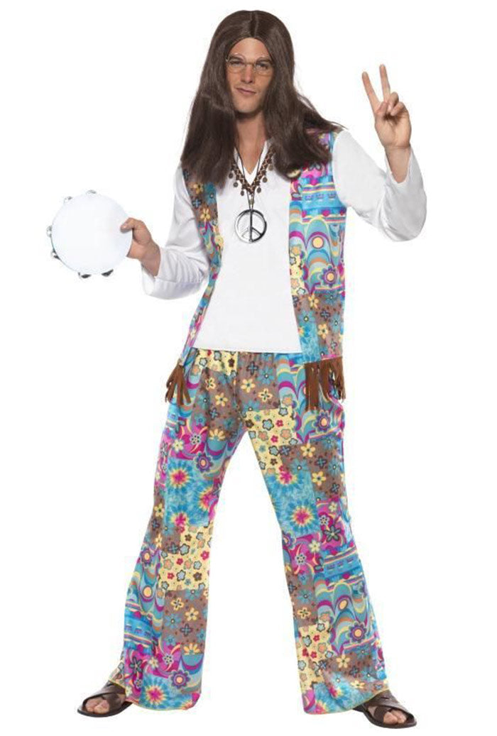 70s Groovy Hippie Mens Costume