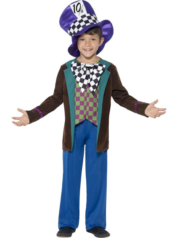 Kids Mad Hatter Alice Fancy Costume Book Week Storybook Fairytale