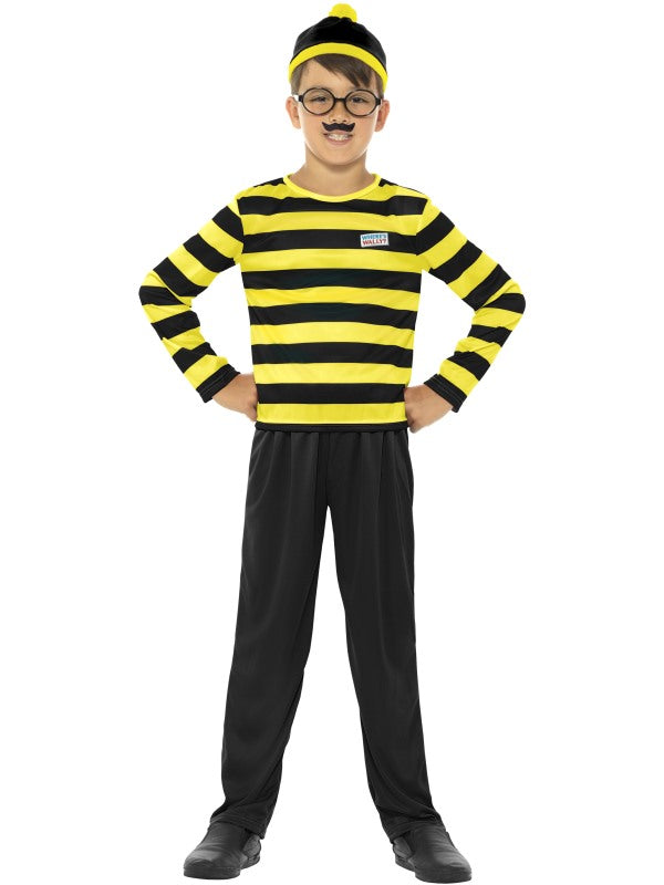 Where's Wally Boy's Costume Odlaw  CHILD Fancy Dress