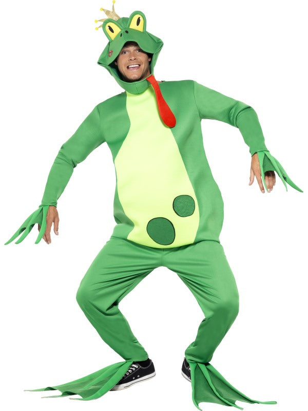 Adults Frog Costume Prince Charming Fairytale Book Week Fairytale Fancy Dress Costume