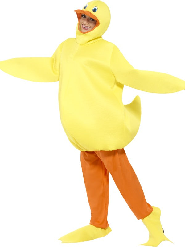 Unisex Duck Yellow Animal Bodysuit Fancy Dress Up Party Jumpsuit Onesies Costume