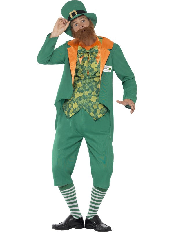 Sheamus Craic Lucky Leprechaun Costume Irish St Patricks Day Party & Hat