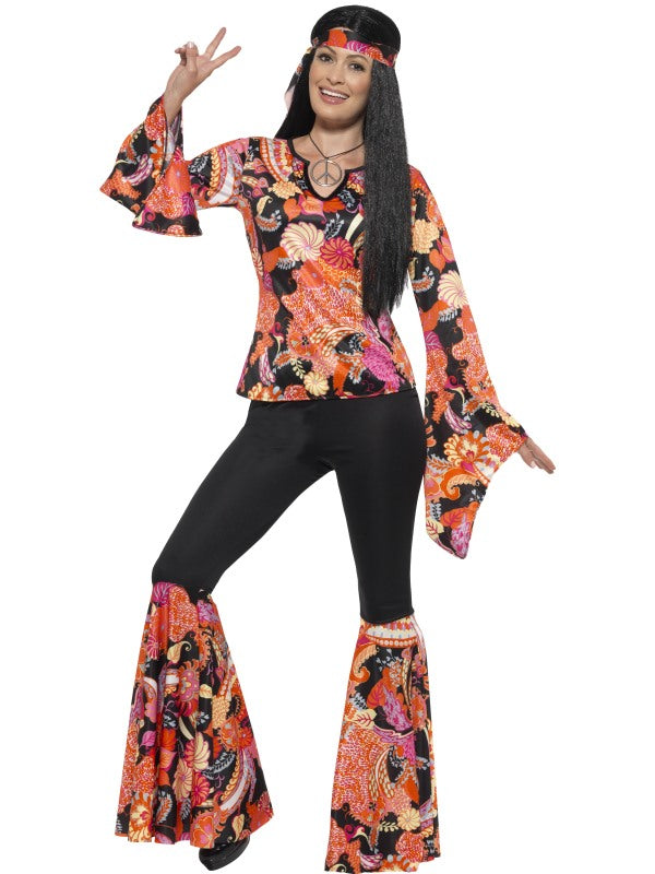 Willow The Hippie Costume Ladies 60s 70's Groovy Hippy Retro