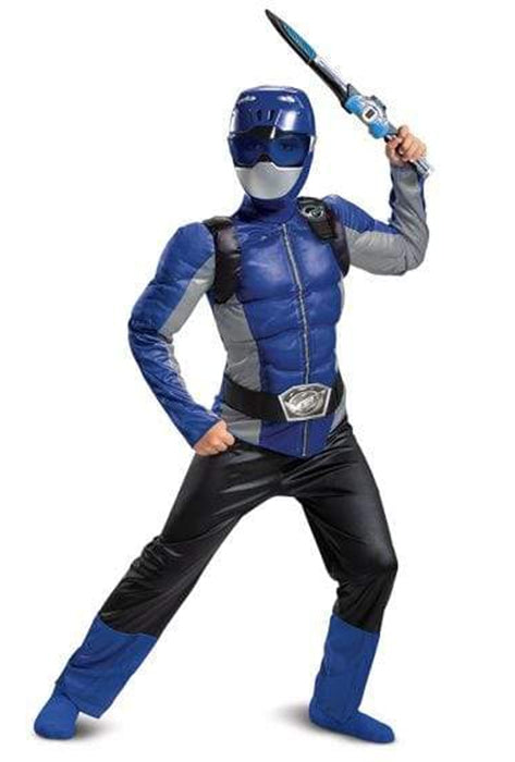 Blue Ranger Beast Morpher Classic Muscle Costume